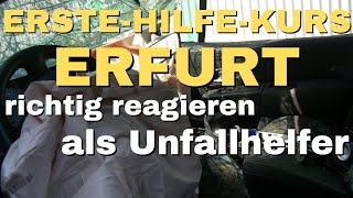 ErsteHilfeKurs in Erfurt bei PRIMEROS für betriebliche Ersthelfer Fahrschüler Studierende etc [upl. by Feenah819]