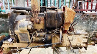 Restoration old shibaura tractor gearbox  Restore and repair shibaura plow transmission sd2200 [upl. by Ferdie]