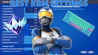 BEST KEYBOARD amp MOUSE SETTINGS IN FORTNITE [upl. by Hirsch409]