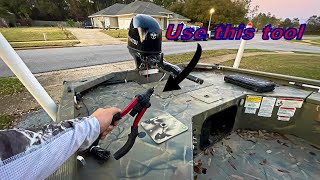 How to securely install a seat base in a aluminum boat [upl. by Ynaffet478]