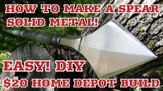 How To Make A Spear  Spear Making Tutorial [upl. by Nawtna]