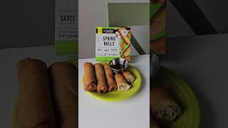 vegan spring rolls review [upl. by Falo]