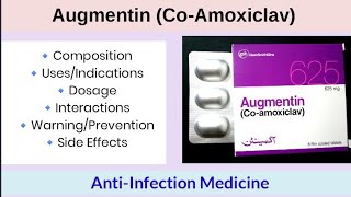 Augmentin Coamoxiclav Oral  Amoxycillin Tablets  Uses amp Side Effects  Calamox  AntiInfection [upl. by Troc]