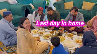 International trip✈️  last day in home  Sitara yaseen vlog [upl. by Demeyer]