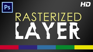 How to Rasterize a Layer in Photoshop  Video Tutorial [upl. by Rammaj]