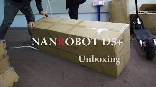 Nanrobot Electric Scooter D5 Unboxing [upl. by Bette]