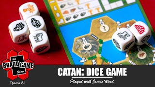 CATAN Dice Game  Solo Playthrough with James [upl. by Prima959]