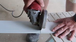 How To Cut Tile On A Dry Cut Angle GrinderDiamond BladeSIMPLE amp EASY [upl. by Cordier]