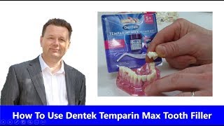 ✅ How To Use Dentek Temparin Max Tooth Filling and Crown Repair Review [upl. by Arahs]