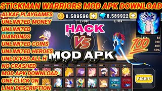 Stickman warrior Hack Mod Apk  Stickman warrior Download Latest Version  Stickman Warrior [upl. by Ecnarret996]