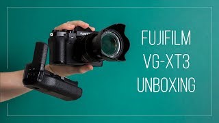 UNBOXING Fujifilm VGXT3 Vertical Battery Grip [upl. by Hardigg]