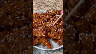 Crispiest sesame chicken 🥵 [upl. by Zipnick473]