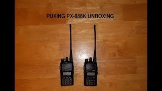 Puxing PX888K Unboxing Part 1 [upl. by Berthe103]