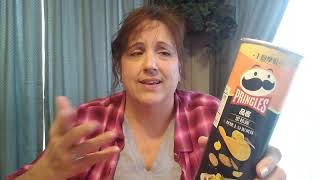 NEW FLAVOR Dubai chocolate and black truffle Pringles REVIEW [upl. by Efrem697]