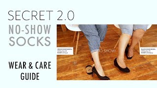 Secret 20 NoShow Socks Wear amp Care Guide [upl. by Ajdan422]