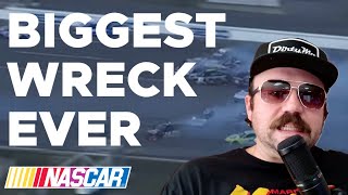 Talladega’s Biggest Wreck Ever 28 Cars Destroyed amp NASCARs Controversial DVP Debate [upl. by Eizdnil87]