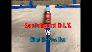 Scotchgard DIY vs What The Pros Use Which Is Better [upl. by Moht]