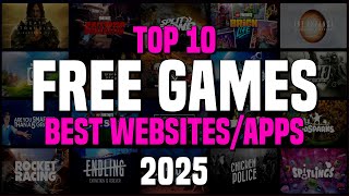 Top 10 FREE WEBSITES to Download FREE PC GAMES 2025 [upl. by Etnoled]