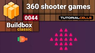 0044 create 360 shooter game in buildbox 2 [upl. by Airotnes]