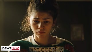 Zendaya Spills MAJOR Hint About ‘Euphoria’ S2 Ending [upl. by Cohdwell]