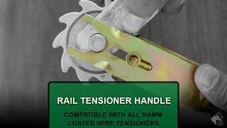 New Rail Tensioner Handle for HighTensile Wire Fence Installations [upl. by Zsa Zsa]