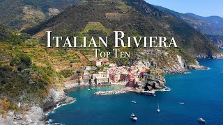 Top 10 Places On The Italian Riviera Cinque Terre amp Portofino [upl. by Ahsael]