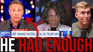 Chris Cuomo SHUTS DOWN Race Hustler Maxine Waters Over Kamala Loss [upl. by Rosmunda]