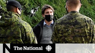 Trudeau tours floodravaged BC [upl. by Thay638]