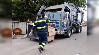 Various Oxnard garbage trucks southbound [upl. by Yesnikcm341]