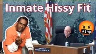 Inmate Throws a Hissy Fit After Failing Probation  Judge Patrick J Conlin Jr [upl. by Ttimme]