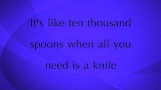 Alanis Morissette  Ironic wlyrics HQ sound [upl. by Pincas]