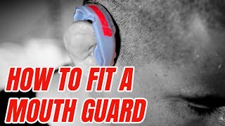 How To Mold A Mouth Guard [upl. by Maribel]