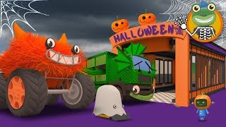 Big Spooky Trucks at Geckos Garage  Halloween Special [upl. by Eliason827]