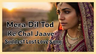 New Saddest Lost Love Song 2024  New Punjabi Song  Mera Dil Tod Ke Chal Jaave [upl. by Etna]