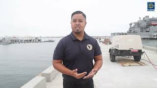 Patrick Vu on what it takes for NAVFAC Southwest to build NIWCs Pier in Point Loma San Diego [upl. by Ayoras]