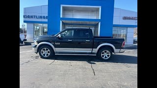 2015 RAM 1500 Laramie Kightlinger Motors Coudersport PA [upl. by Cyler]