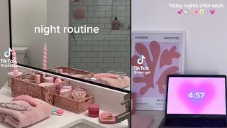 Aesthetic Night Routines TikTok compilation 🌙🌃 [upl. by Datha]