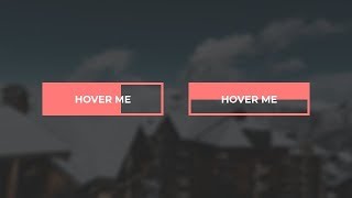 Awesome Hover Effect on Buttons Using HTML amp CSS [upl. by Darb662]