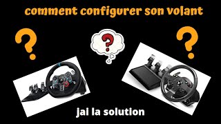 Tuto  Configuration de son volant [upl. by Nesnah]