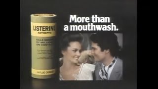 Listerine Mouthwash Commercial 1977 [upl. by Ramsey]