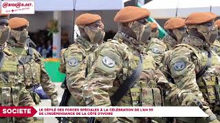 Le défilé des forces spéciales à la célébration de l’an 59 de l’indépendance [upl. by Ecined799]