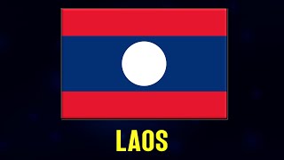 Flag of Laos [upl. by Anaujik]