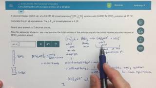 ALEKS  Calculating the pH at Equivalence of a Titration [upl. by Taima]