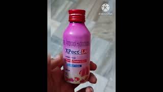 Xpect Ls syrup formula  wet cough syrup uses in Hindi cough syrup medicaleducation sugarfree [upl. by Ardnnaed]