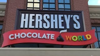 Hersheypark Chocolate World POV 4K NEW FOR 2016 OnRide Hersheys Chocolate Tour  Singing Cows [upl. by Nilved]