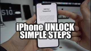 iPhone Unlock SIM Instructions  Simple Steps [upl. by Akena]