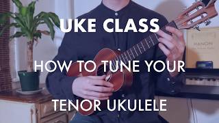 How to tune your Tenor Ukulele [upl. by Dichy569]