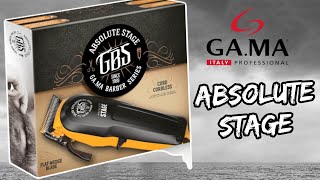 Unboxing GAMA gbs Absolute Stage hair clipper [upl. by Rhiana]