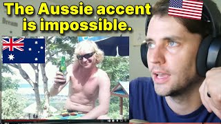 American reacts to Why the Australian accent is so difficult [upl. by Pasho]