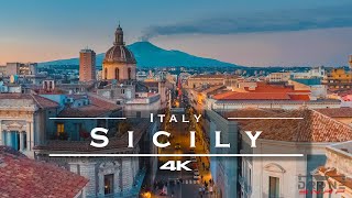 Sicily Italy 🇮🇹  by drone 4K [upl. by Forester]